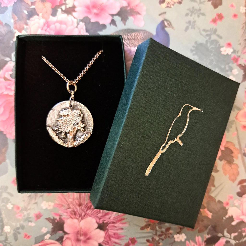 "Robin Hood Tree"Sterling Silver Pendant.