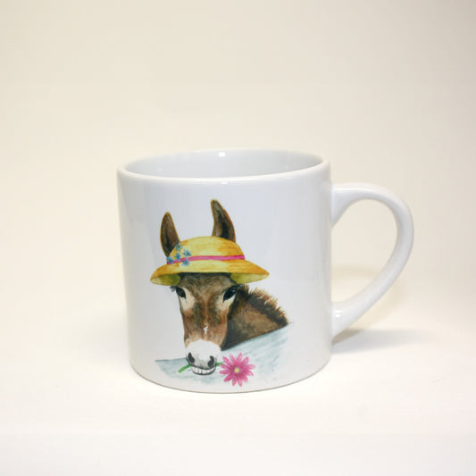 Daisy Donkey - 6 oz Small Ceramic Mug