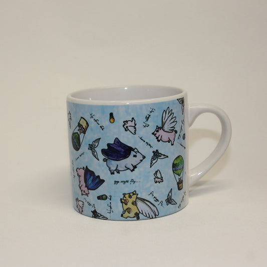 Pigs Might Fly - 6 oz Small Ceramic Mug