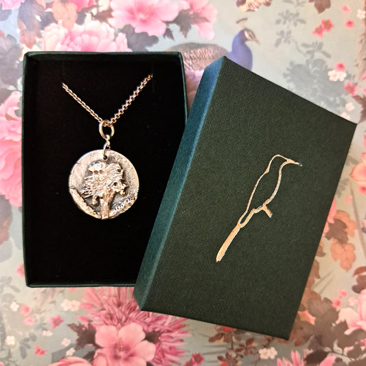 "Robin Hood Tree"Sterling Silver Pendant.
