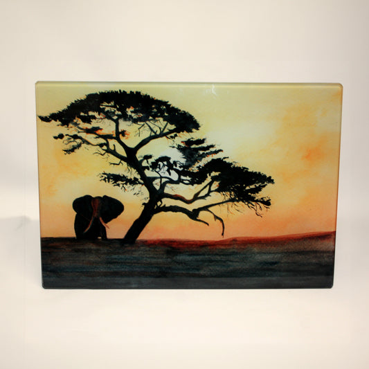 Tusker at Dusk  - Chopping Board